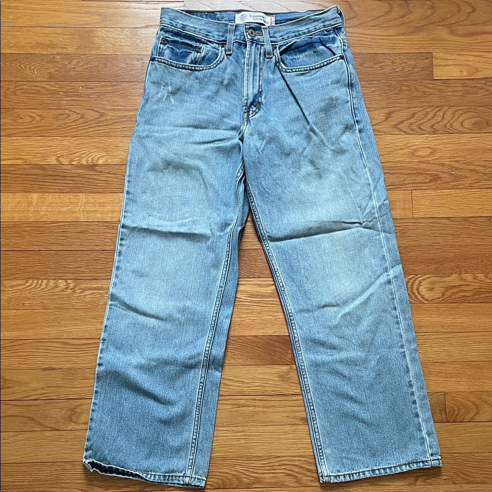 Levi's Light Blue Straight Leg Jeans